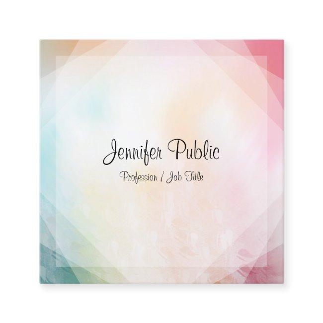 Modern Colorful Abstract Art Elegant Template Square