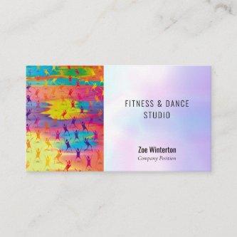 Modern Colorful Dancers and Fitness Studio