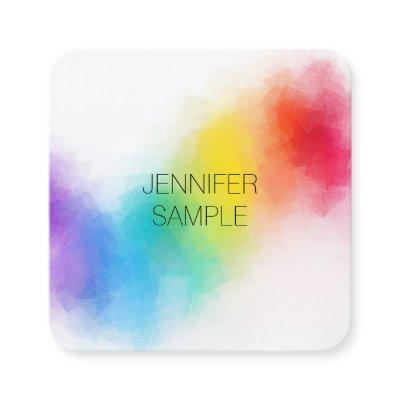 Modern Colorful Elegant Professional Template Square