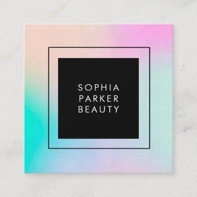 Modern Colorful Holographic | Social Media Square