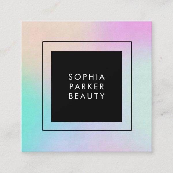 Modern Colorful Holographic | Social Media Square