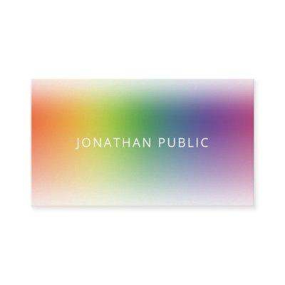 Modern Colorful Minimalistic Elegant Template
