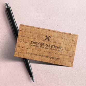 Modern Construction Handyman Tool Brick Wall