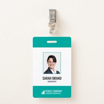 Modern Corporate Staff Employee Business ID Badge
