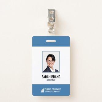 Modern Corporate Staff Employee Business ID Badge
