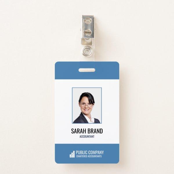 Modern Corporate Staff Employee Business ID Badge