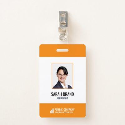 Modern Corporate Staff Employee Business ID Badge