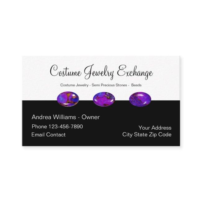 Modern Costume Jewelry purple Copper Turquoise