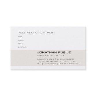 Modern Creative Design Appointment Reminder