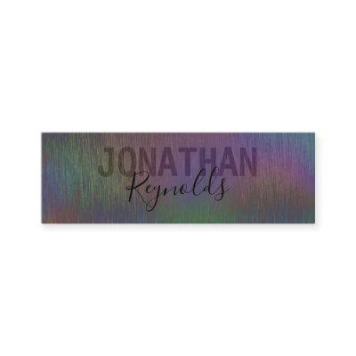 Modern Creative Holographic Metal