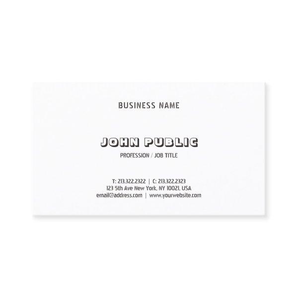 Modern Creative Minimalist Black White Template