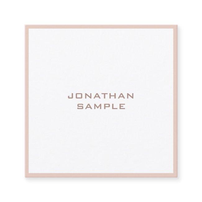 Modern Creative Minimalist Professional Design Square