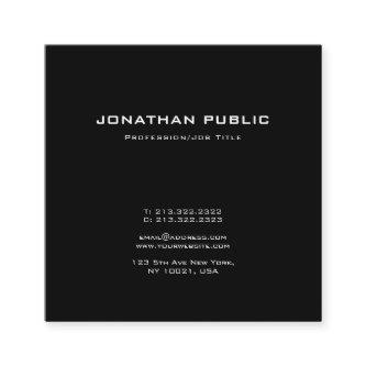 Modern Creative Minimalistic Design Trendy Plain Square