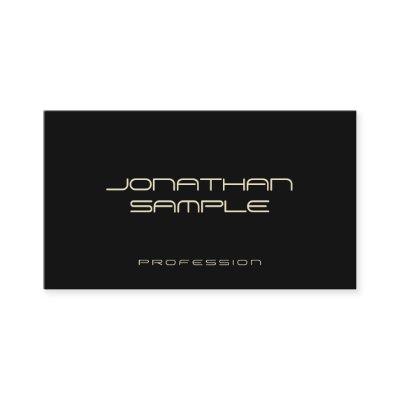 Modern Creative Professional Elegant Simple Black