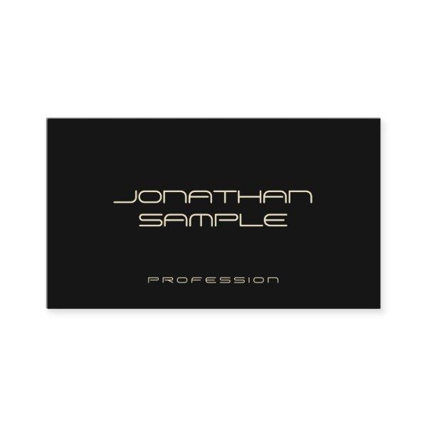 Modern Creative Professional Elegant Simple Black