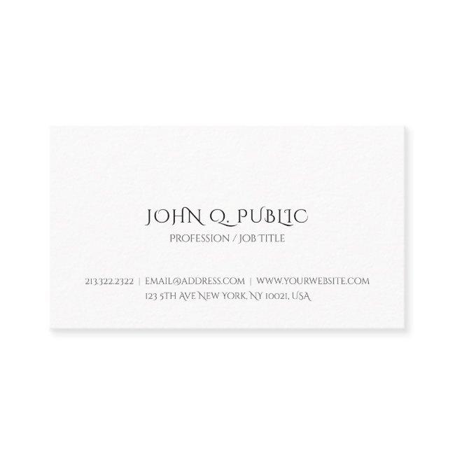 Modern Creative Simple Elegant Minimalist Template