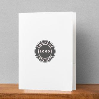 Modern Custom Business Logo with Website Pocket Folder
