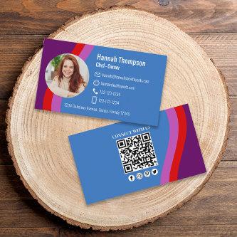 Modern Custom QR Code Photo | Connect With Us