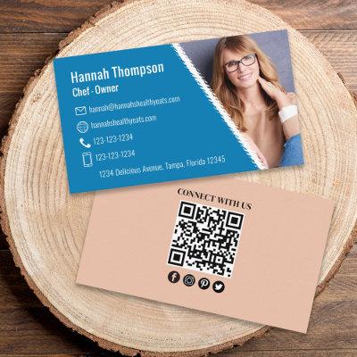 Modern Custom QR Code Photo | Connect With Us