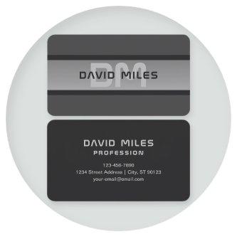 Modern Customizable Layered Text | Black & Grey