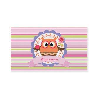 Modern Cute Owl Pattern Personalized Shop