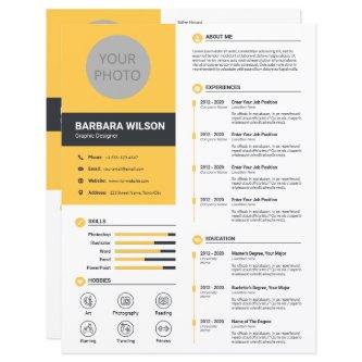 Modern CV, Resume + Letter (Template)