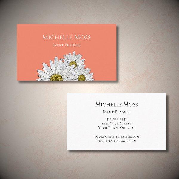 Modern Daisies Botanical Trendy Boho
