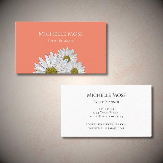 Modern Daisies Botanical Trendy Boho