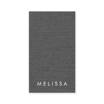 Modern dark gray linen vertical minimalist
