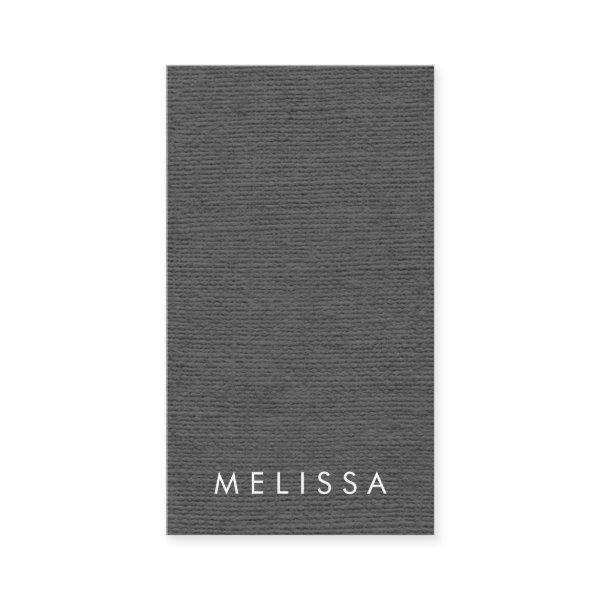 Modern dark gray linen vertical minimalist