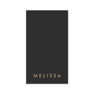 Modern dark gray minimalist vertical