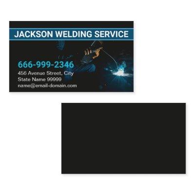 Modern Dark Grey Steel Welding Fabricator Welder