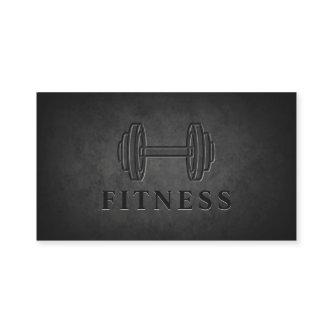 Modern Dark Rock Dumbbell Personal Trainer Fitness