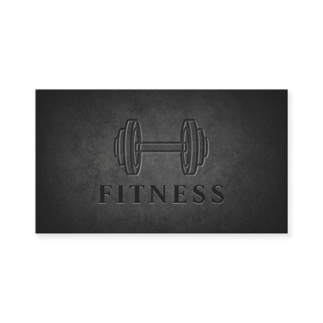Modern Dark Rock Dumbbell Personal Trainer Fitness