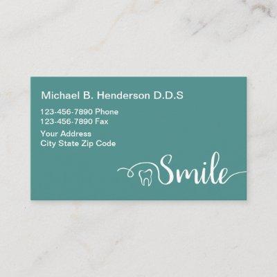 Modern Dentist Businesscards
