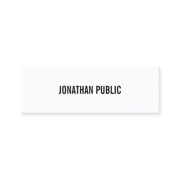 Modern Design Professional Elegant Simple Plain Mini