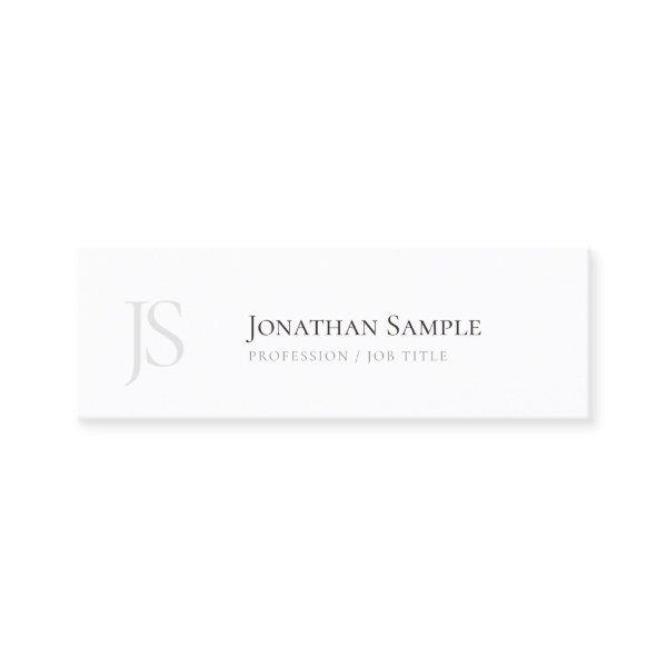 Modern Design Simple Trendy Monogram Template Mini