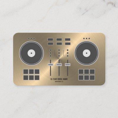 Modern DJ Controller 2020 - Gold Faux