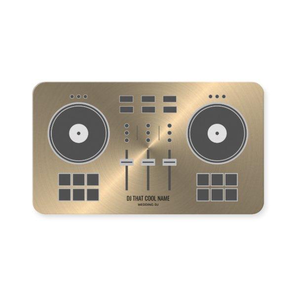 Modern DJ Controller 2020 - Gold Faux