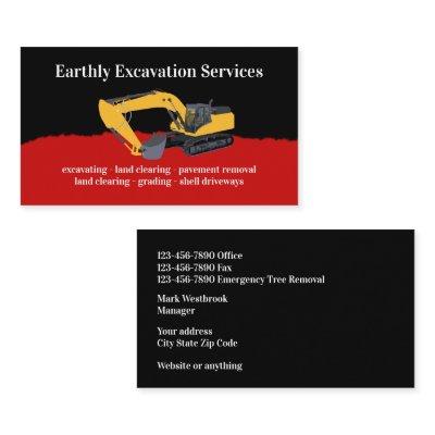 Modern Double Side Excavating Services