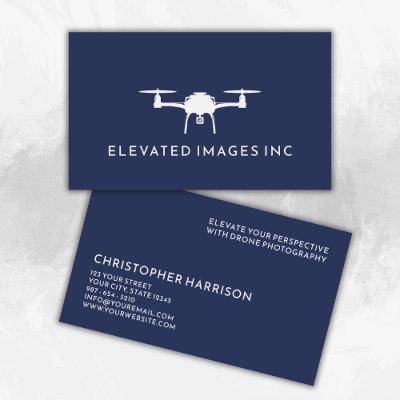 Modern Drone Operator Photography Navy White