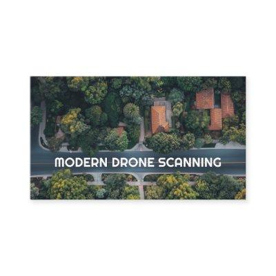 Modern Drone Scanning Skyline Photography