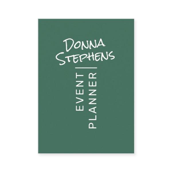 Modern Dusty Green Simple Hand Lettered Minimalist