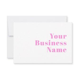 Modern Editable Business Name or First & Last Name
