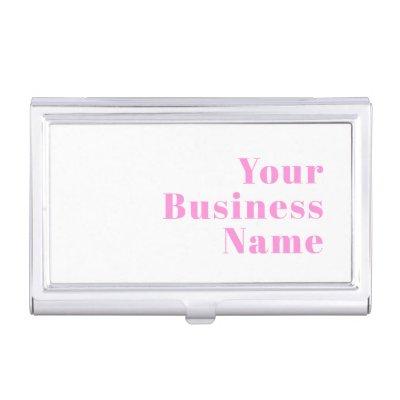 Modern Editable Business Name or First & Last Name  Case