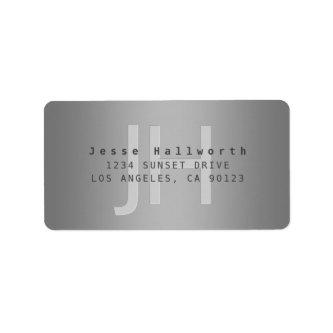 Modern Editable Gradient Return Address or Product Label