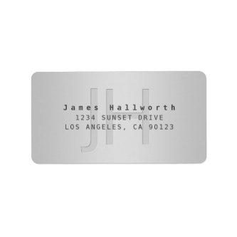 Modern Editable Gradient Return Address or Product Label