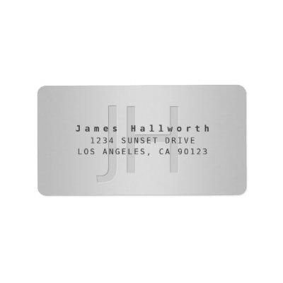 Modern Editable Gradient Return Address or Product Label