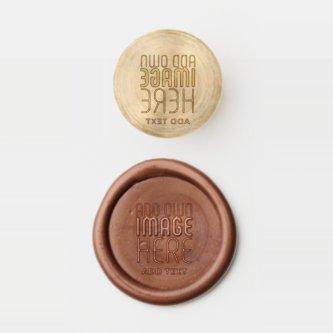 MODERN EDITABLE NO COLOUR NEUTRAL IMAGE TEMPLATE WAX SEAL STAMP