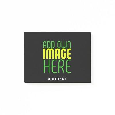MODERN EDITABLE SIMPLE BLACK IMAGE TEXT TEMPLATE POST-IT NOTES